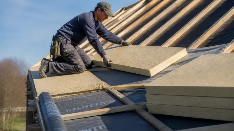 Isolation thermique pour toiture : sarking, toiture-terrasse et combles